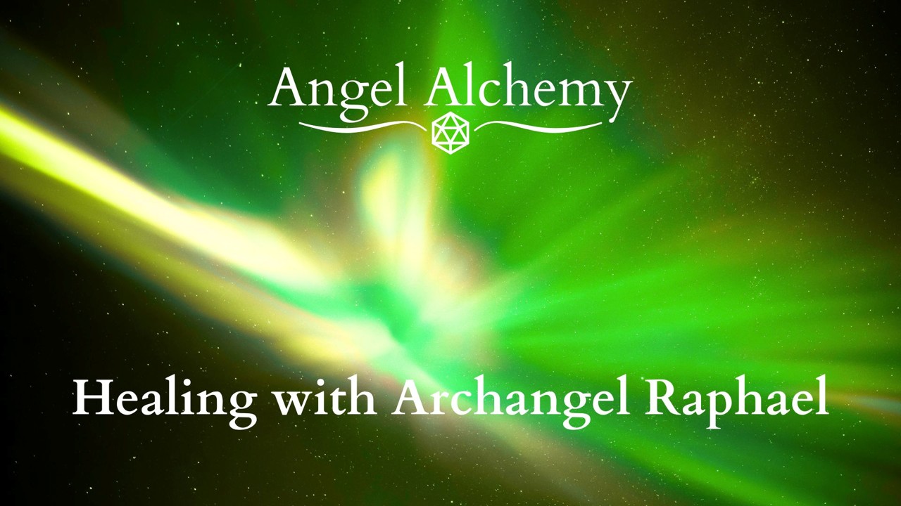 Archangel Raphael is associated with the colours green and gold